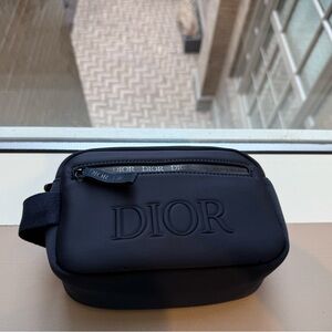 Dior Beauty Dark Blue Pouch Travel Case